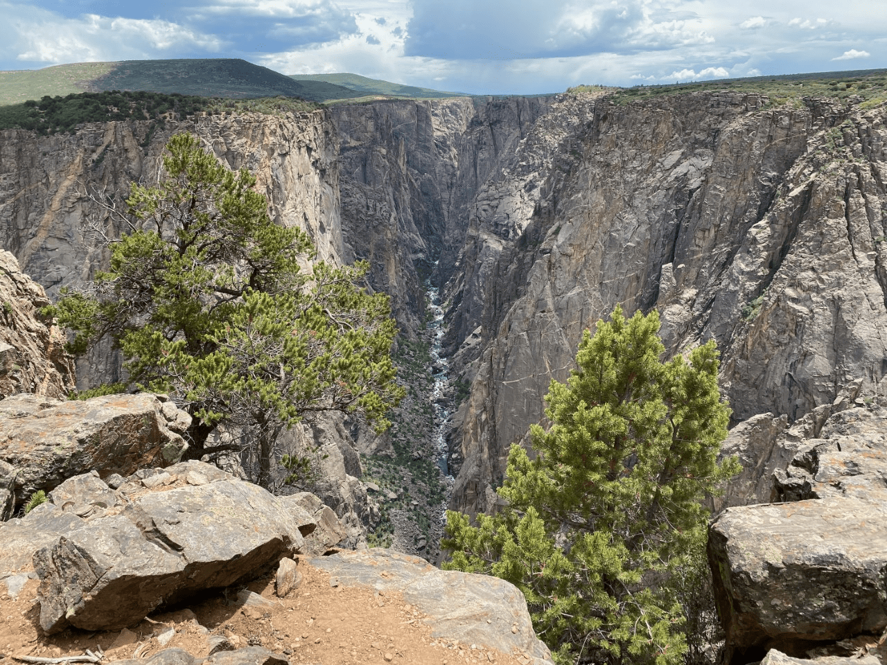 Exclamation Point view at Black Canyon of the Gunnison National Park