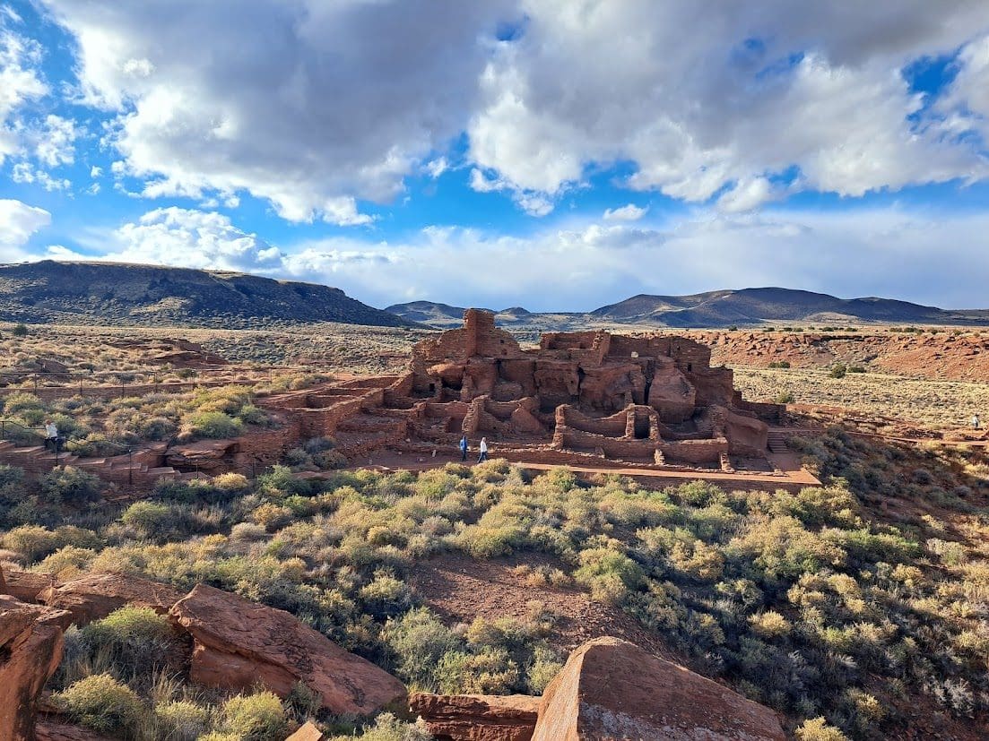 View of Wupatki Pueblo