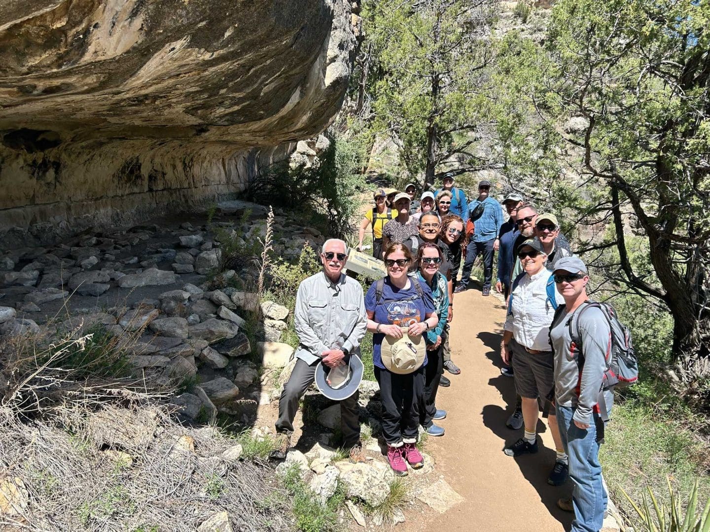 Board members at Walnut Canyon