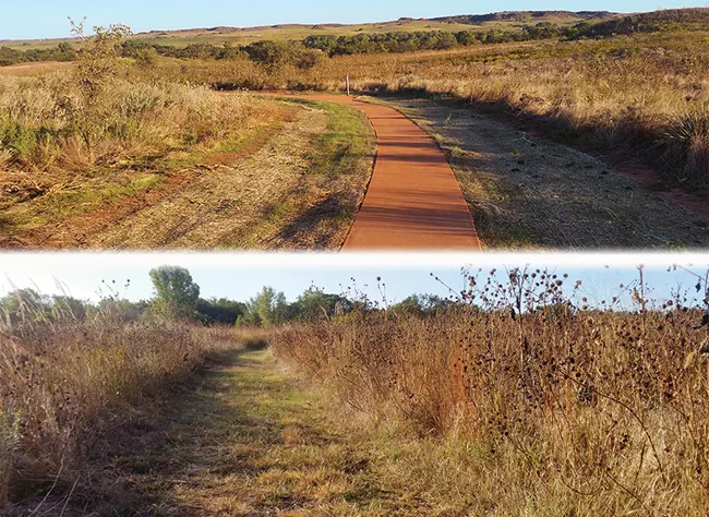 Washita Battlefield Trail at Washita Battlefield National Historic Site