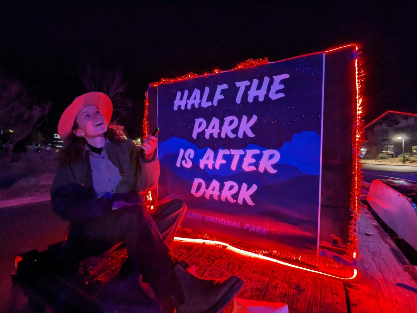 Half the park is after dark