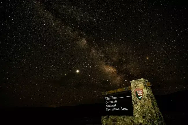 Curecanti Nationat Recreation Area dark sky