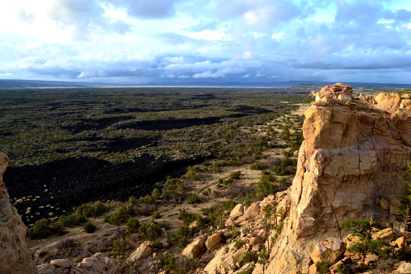 Sandstone Bluffs in the midday sun
