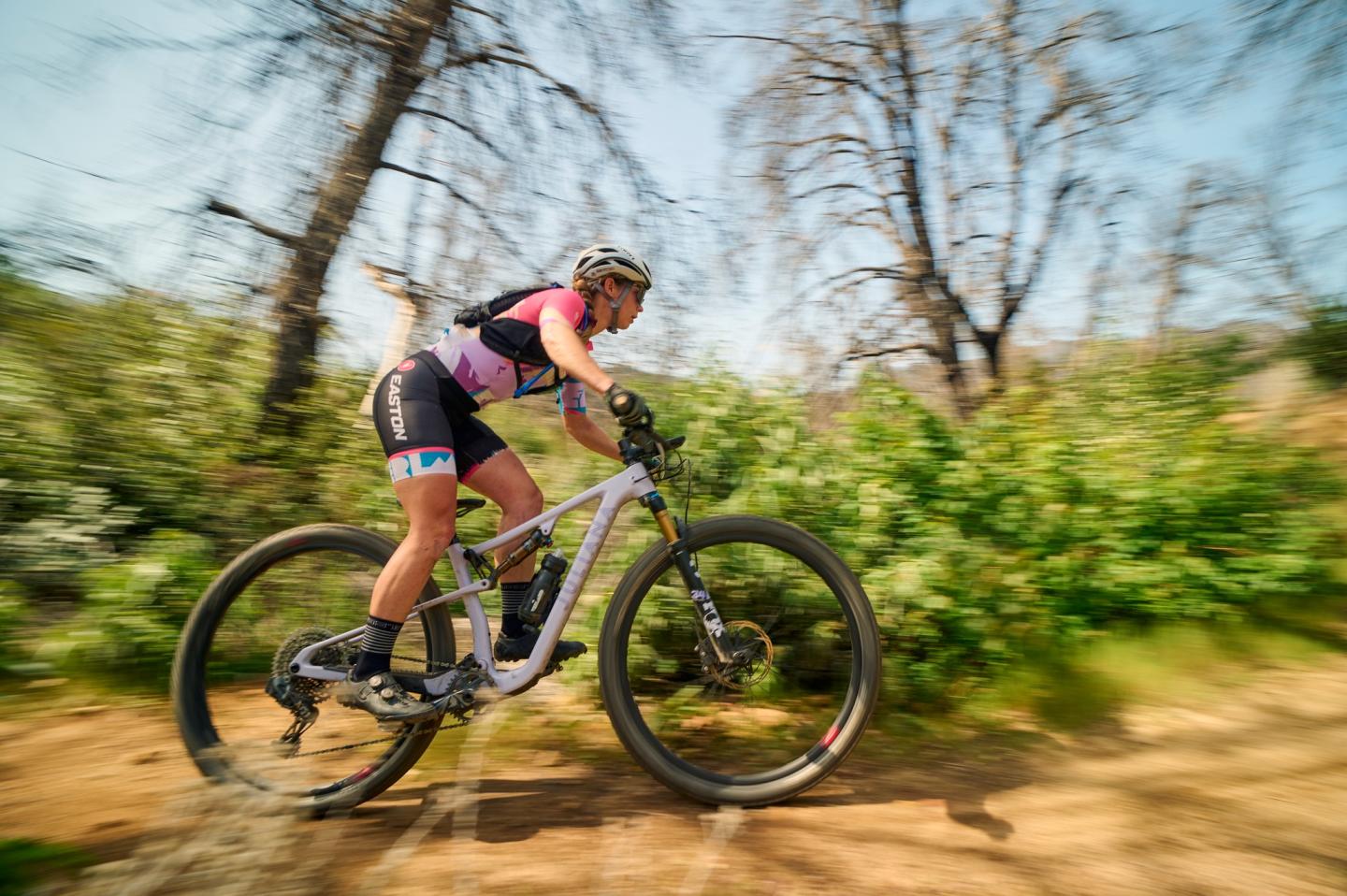A biker hits the Whiskeytown trails.