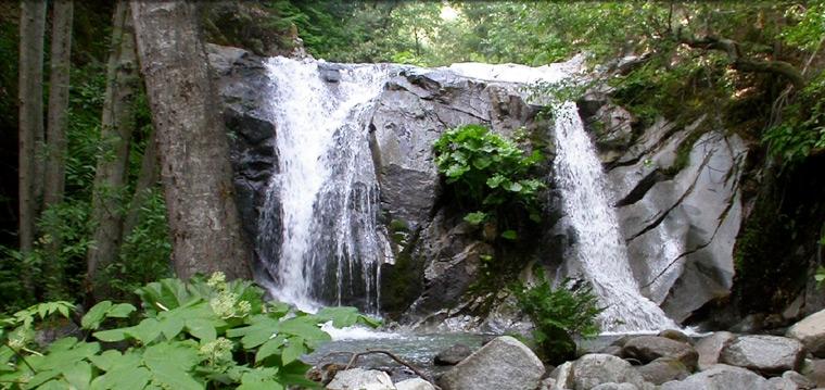 The river falls trail is a wonder to behold