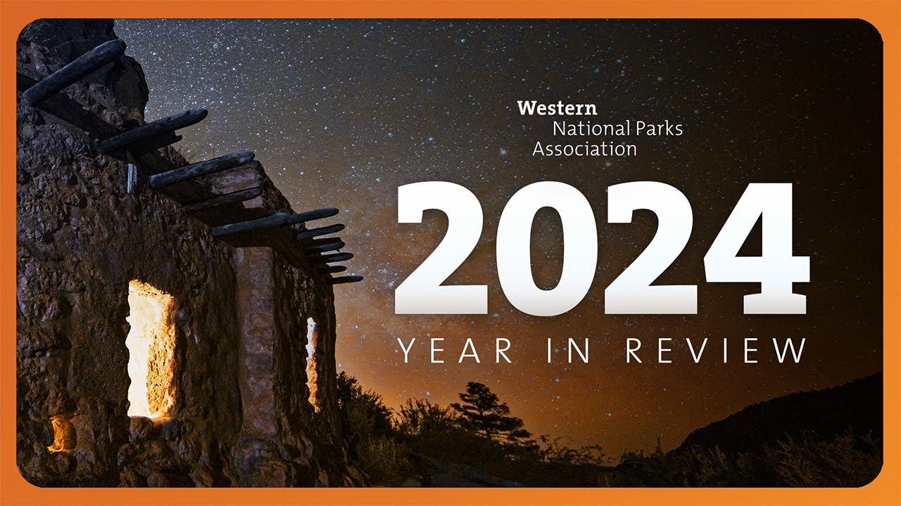 Old stone building against a starry night sky with "2024 Year in Review" text.
