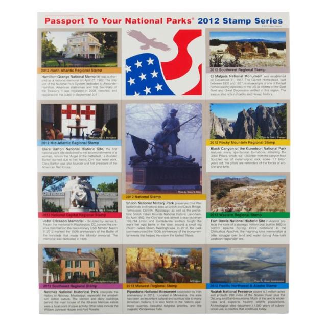 2012 Passport Stamp Set image