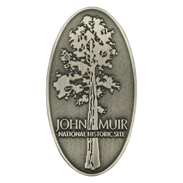 John Muir National Historic Site Pin - Redwood image