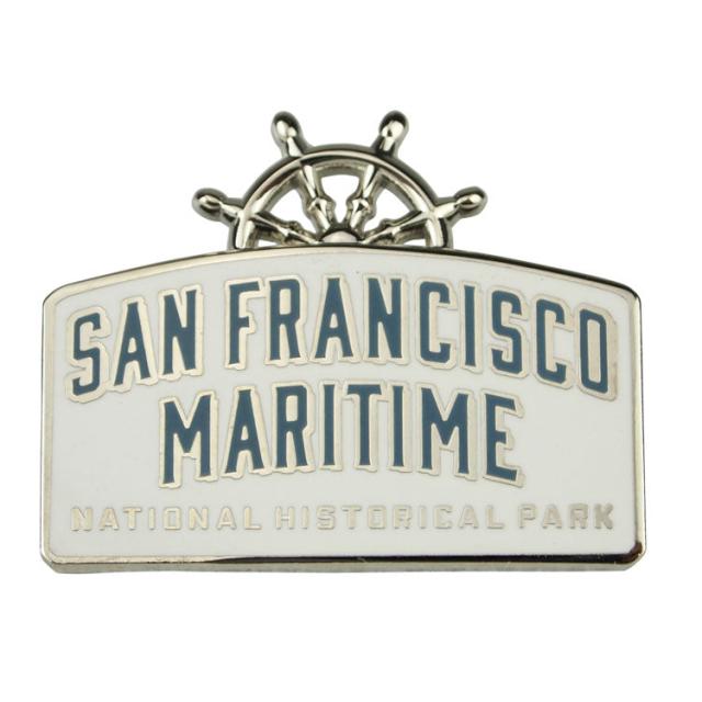 San Francisco Maritime National Historical Park Pin - Kingspoke Logo image