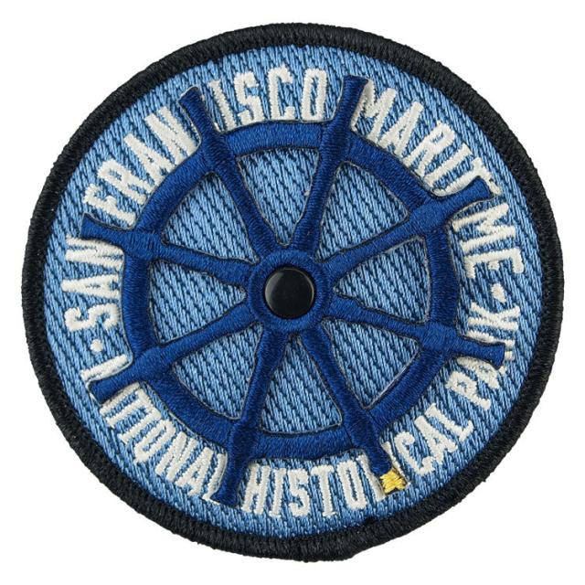 San Francisco Maritime National Historical Park Patch - Spinning Wheel image