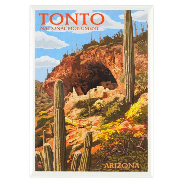 Tonto National Monument Magnet - Illustration image