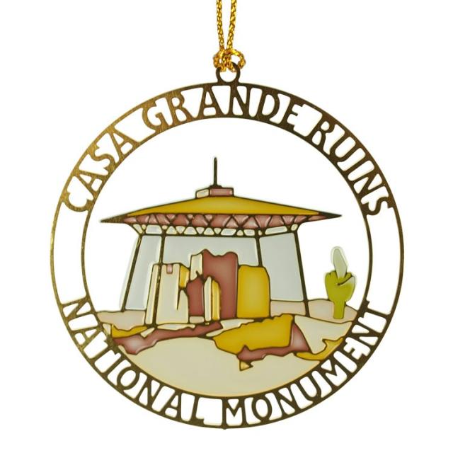 Casa Grande Ruins National Monument Enamel Ornament image