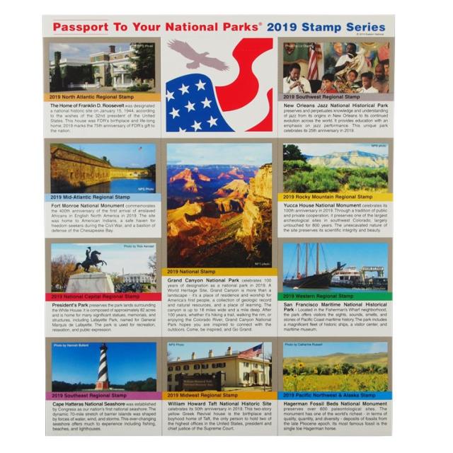 2019 Passport Stamp Set image