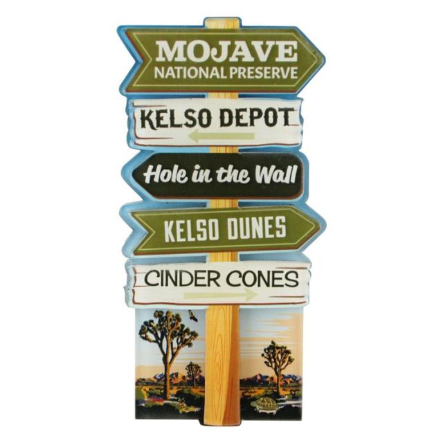 Mojave National Preserve Magnet - Signpost image