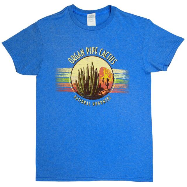 Organ Pipe Cactus National Monument T-Shirt - Circle Stripe image