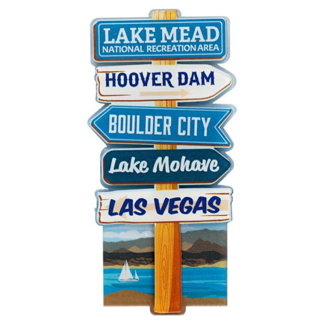 Lake Mead National Recreation Area Magnet - Signpost image