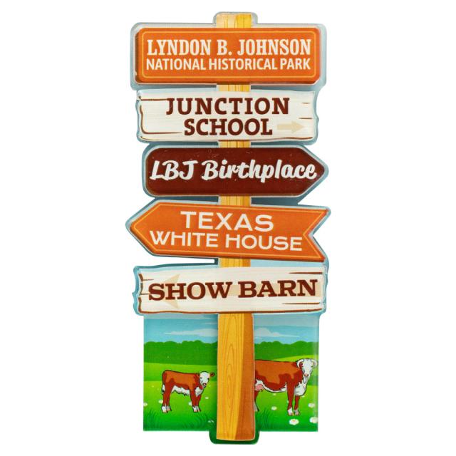 Lyndon B. Johnson National Historical Park Magnet - Signpost image