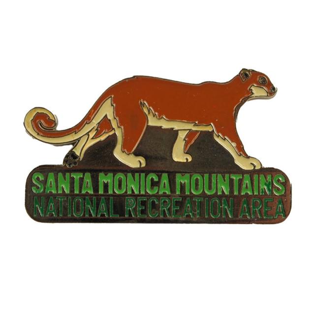 Santa Monica Mountains National Recreation Area Pin - Mountain Lion image