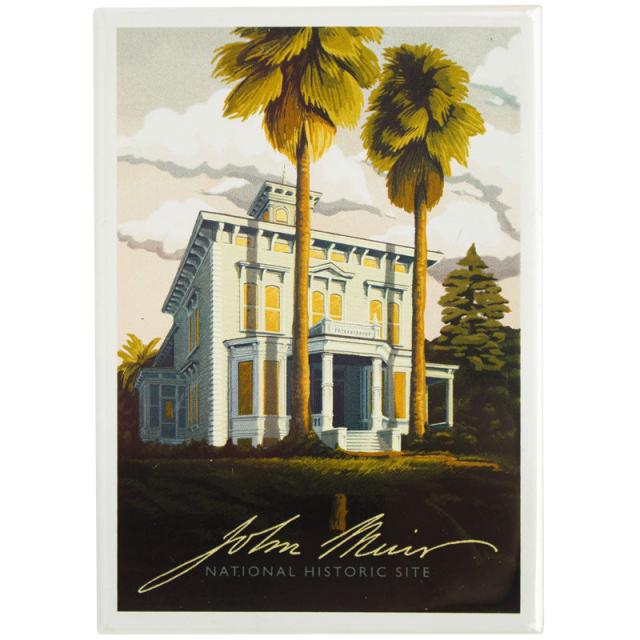John Muir National Historic Site Magnet - Illustration image