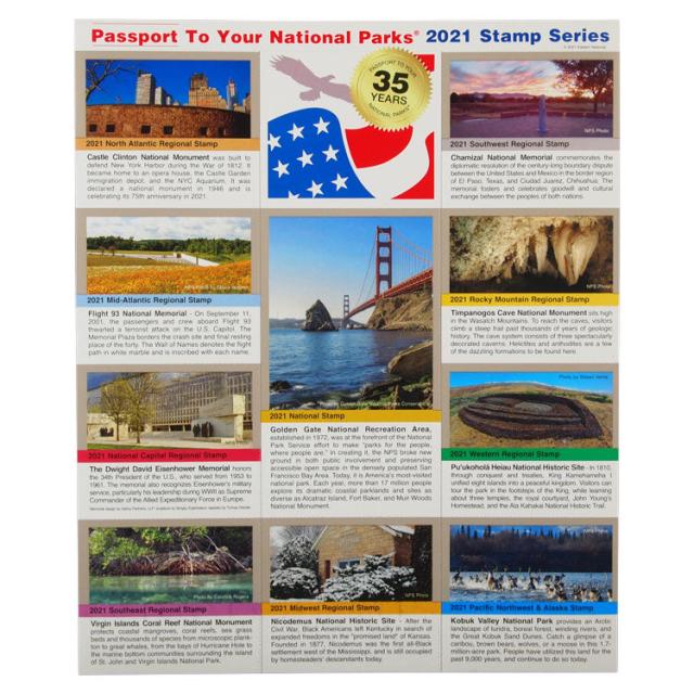 2021 Passport Stamp Set image