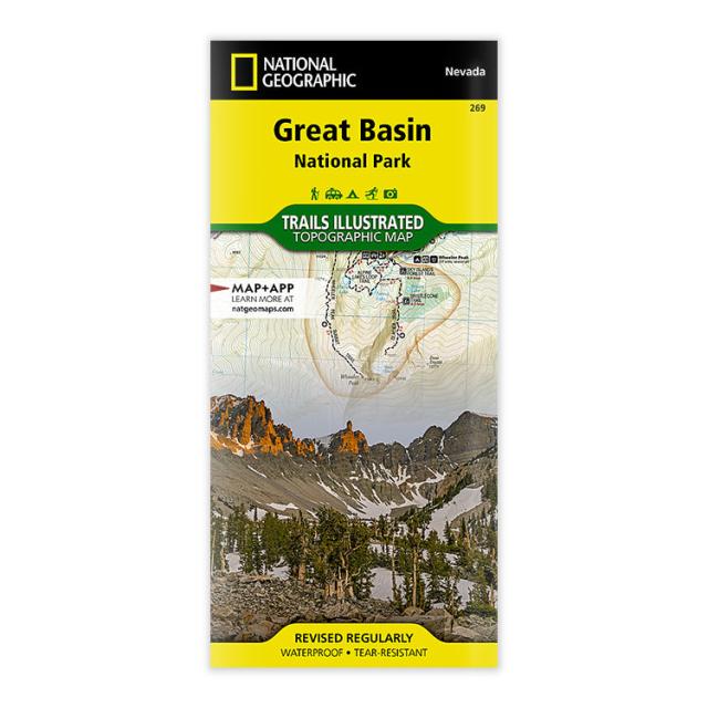 National Geographic Great Basin National Park Map image