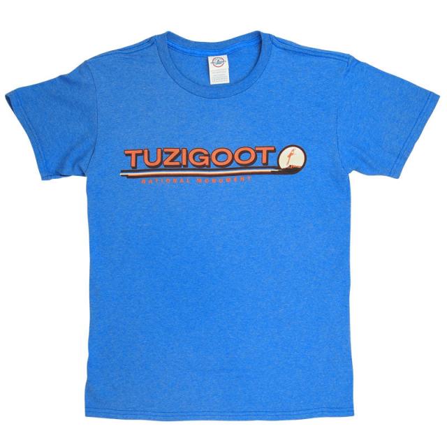 Tuzigoot National Monument T-Shirt - Retro Stripe image