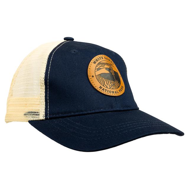 White Sands National Park Mesh Back Cap - Leather Patch image