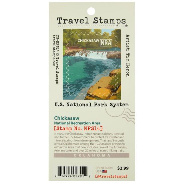 Chickasaw National Recreation Area Travel Stamp image