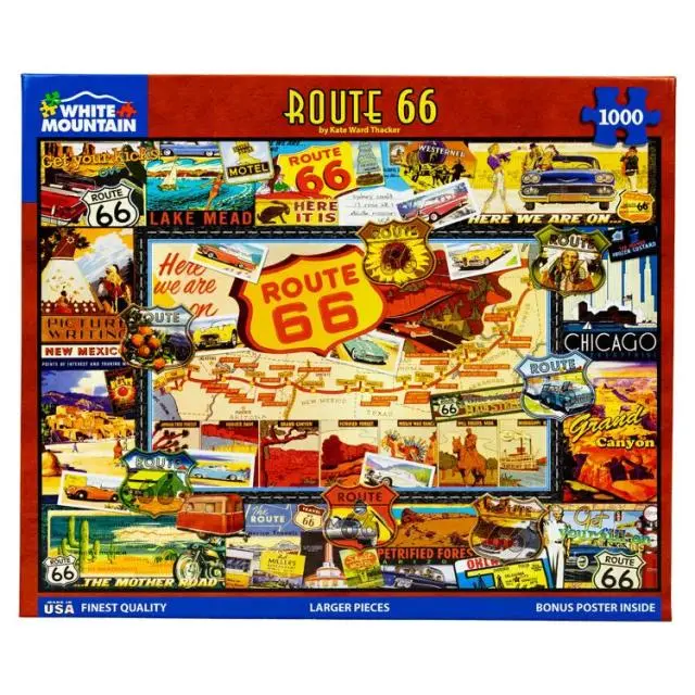 Route 66 Icons Puzzle image