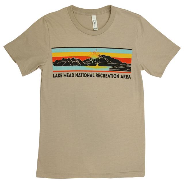 Lake Mead National Rec. Area T-Shirt - Retro Stripe image