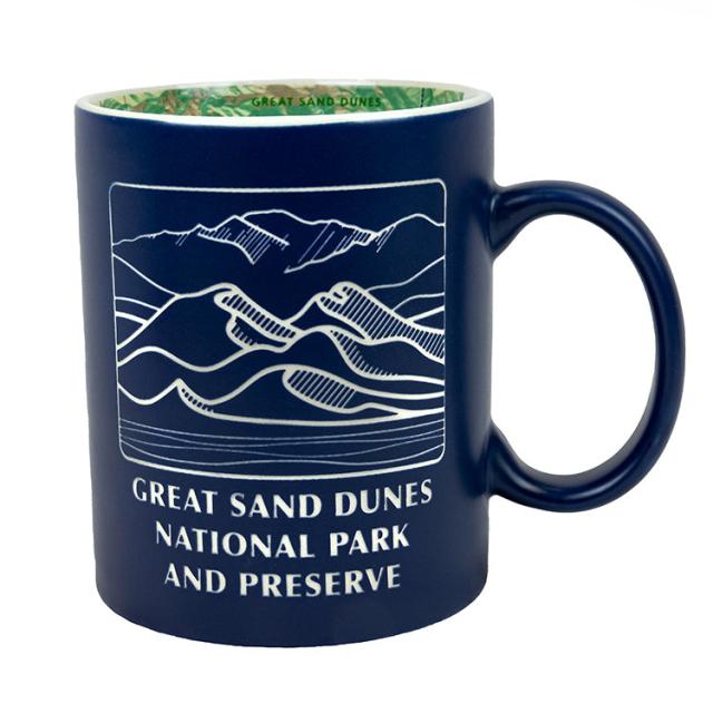 Great Sand Dunes National Park Map Mug image