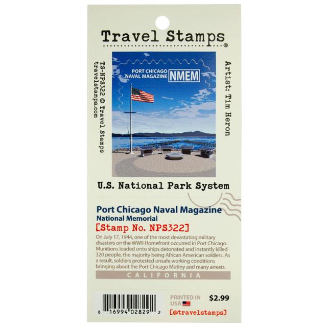 Port Chicago Naval Magazine National Memorial Travel Stamp image