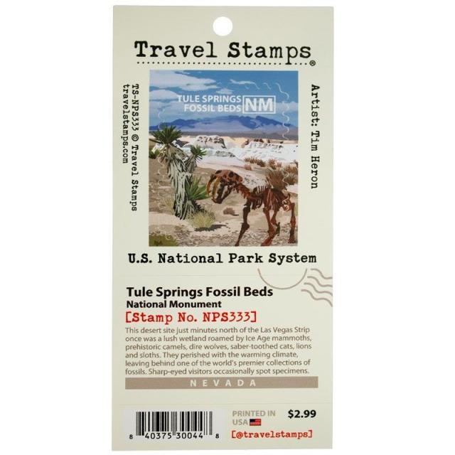 Tule Springs Fossil Beds National Monument Travel Stamp image