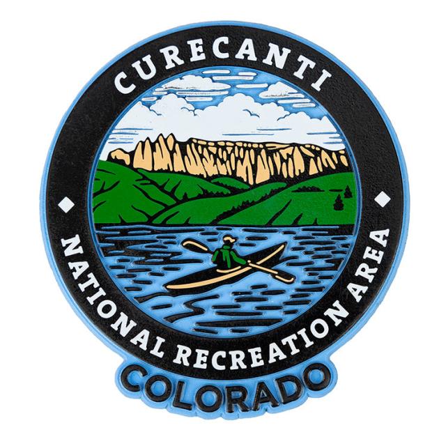 Curecanti National Recreation Area Flex Magnet - Round Logo image