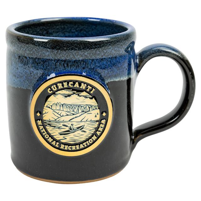 Curecanti National Rec. Area Round Logo Camper Mug image