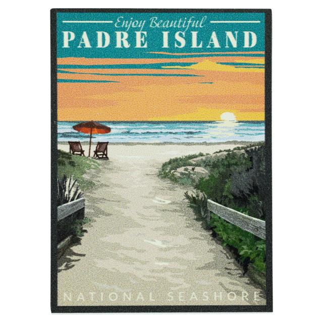 Padre Island National Seashore Sticker - Retro Ranger image