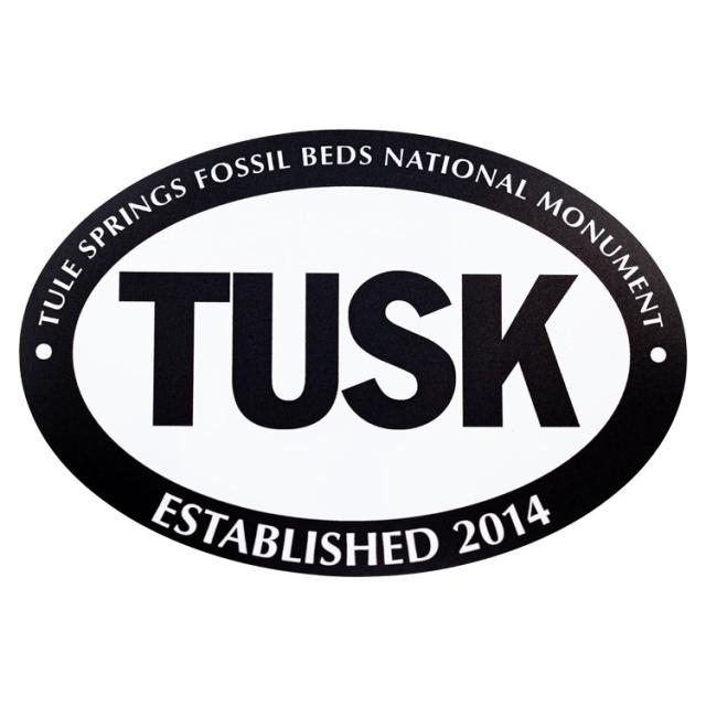 Tule Springs Fossil Beds National Monument Sticker - Euro Oval image