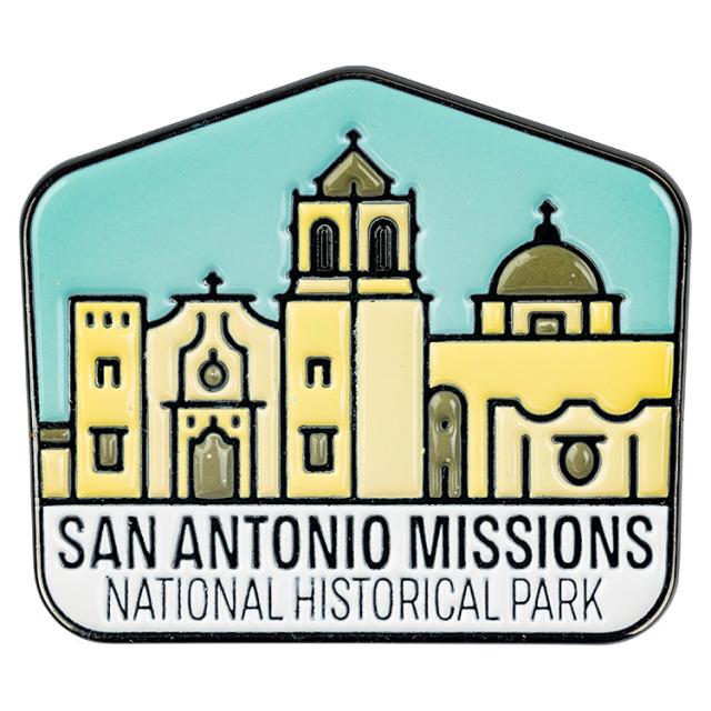 San Antonio Missions National Historical Park Pin - Fell Logo image