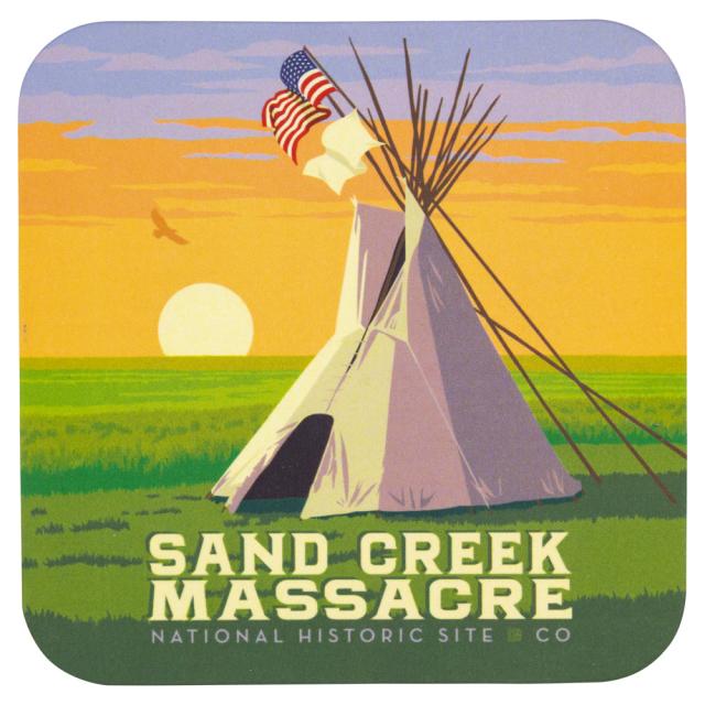 Sand Creek Massacre National Hist. Site ADG Graphic Coaster image