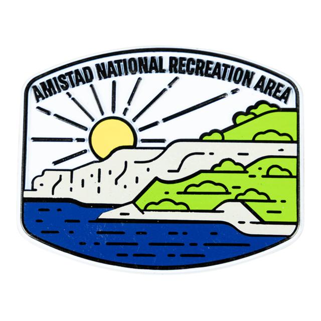 Amistad National Recreation Area Magnet - Fell Logo image