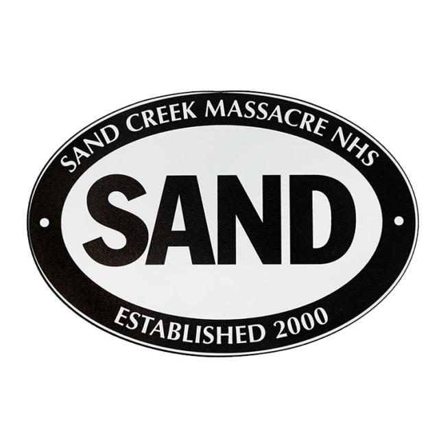 Sand Creek Massacre National Historic Site Sticker - Euro Oval image