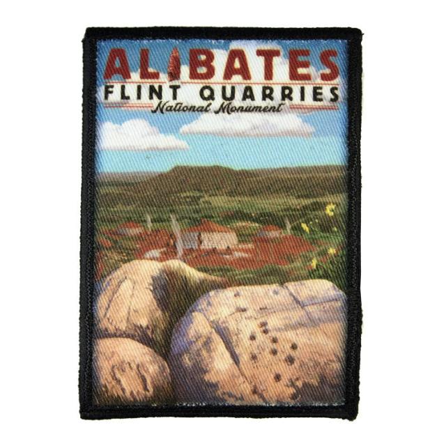 Alibates Flint Quarries National Monument Patch - Illustration image