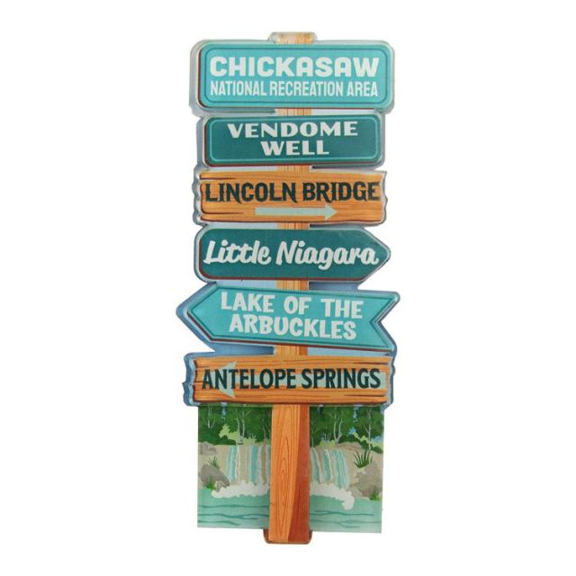 Chickasaw National Recreation Area Magnet - Signpost image