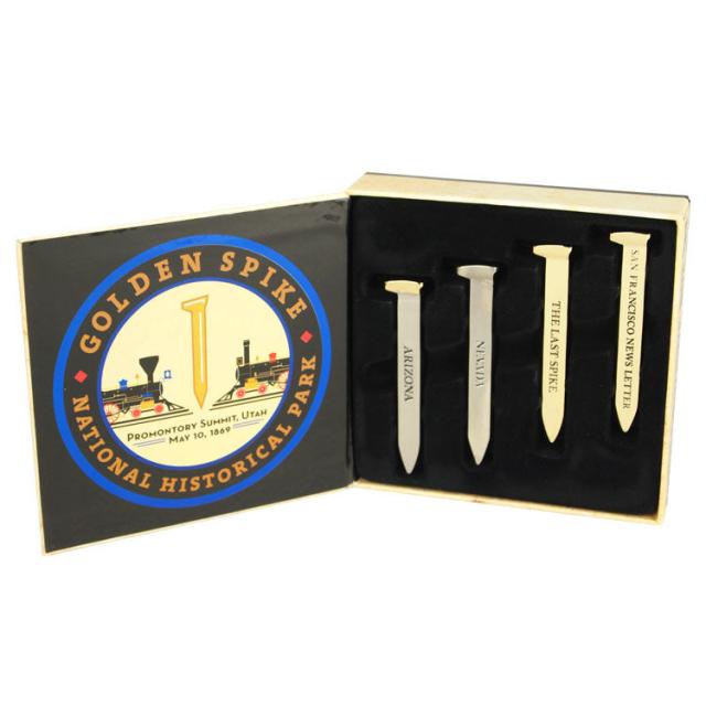 Golden Spike National Hist. Park Spike Set image