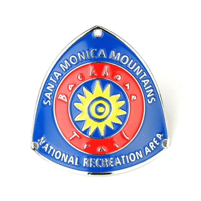 Santa Monica Mountains National Recreation Area Hiking Stick Medallion - Backbone Trail image
