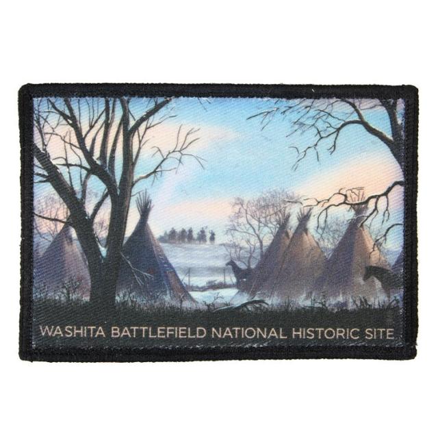 Washita Battlefield National Historic Site Patch - Illustration image
