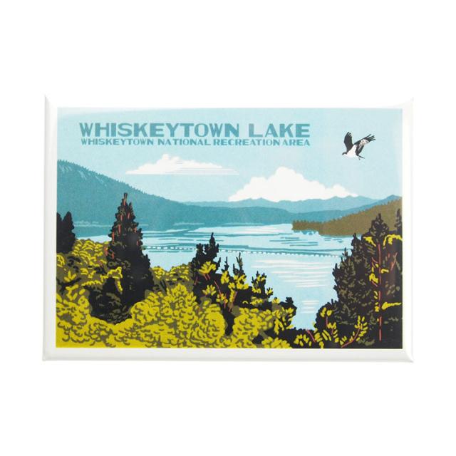 Whiskeytown National Recreation Area Magnet - Lake Illustration image
