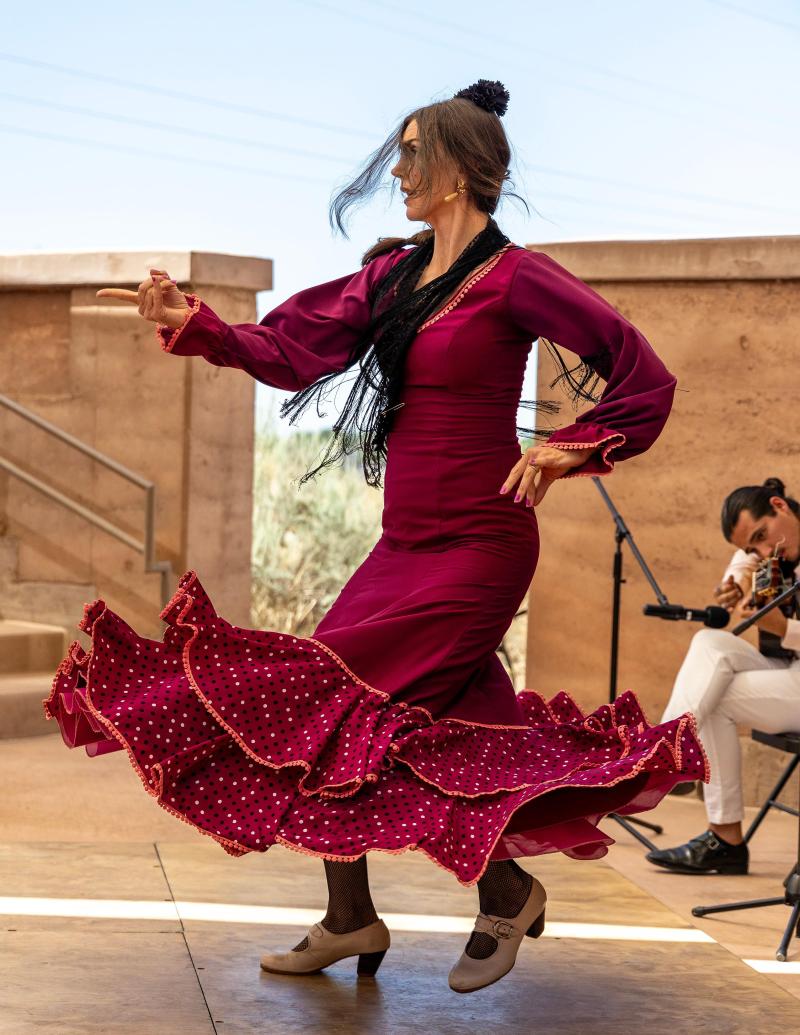 Photo of a woman dancing.
