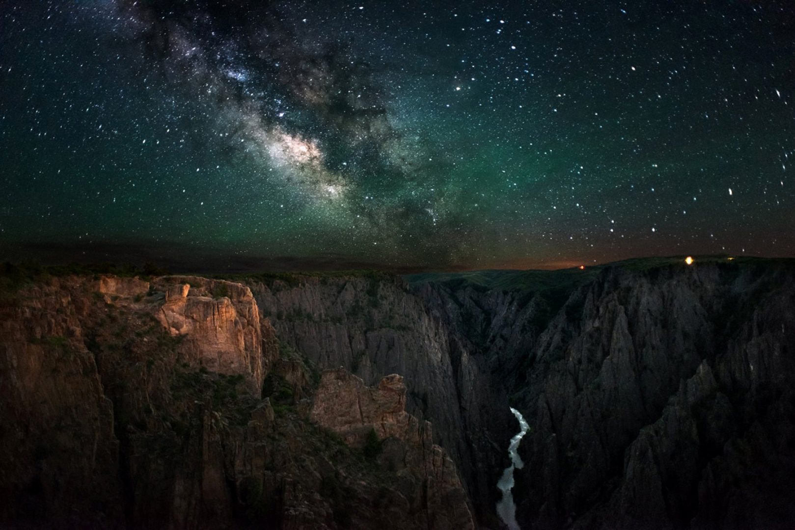 Night sky, Black Canyon of the Gunnison National Park